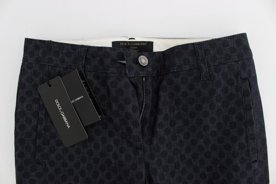 Chique Capri Jeans met Polka Dots