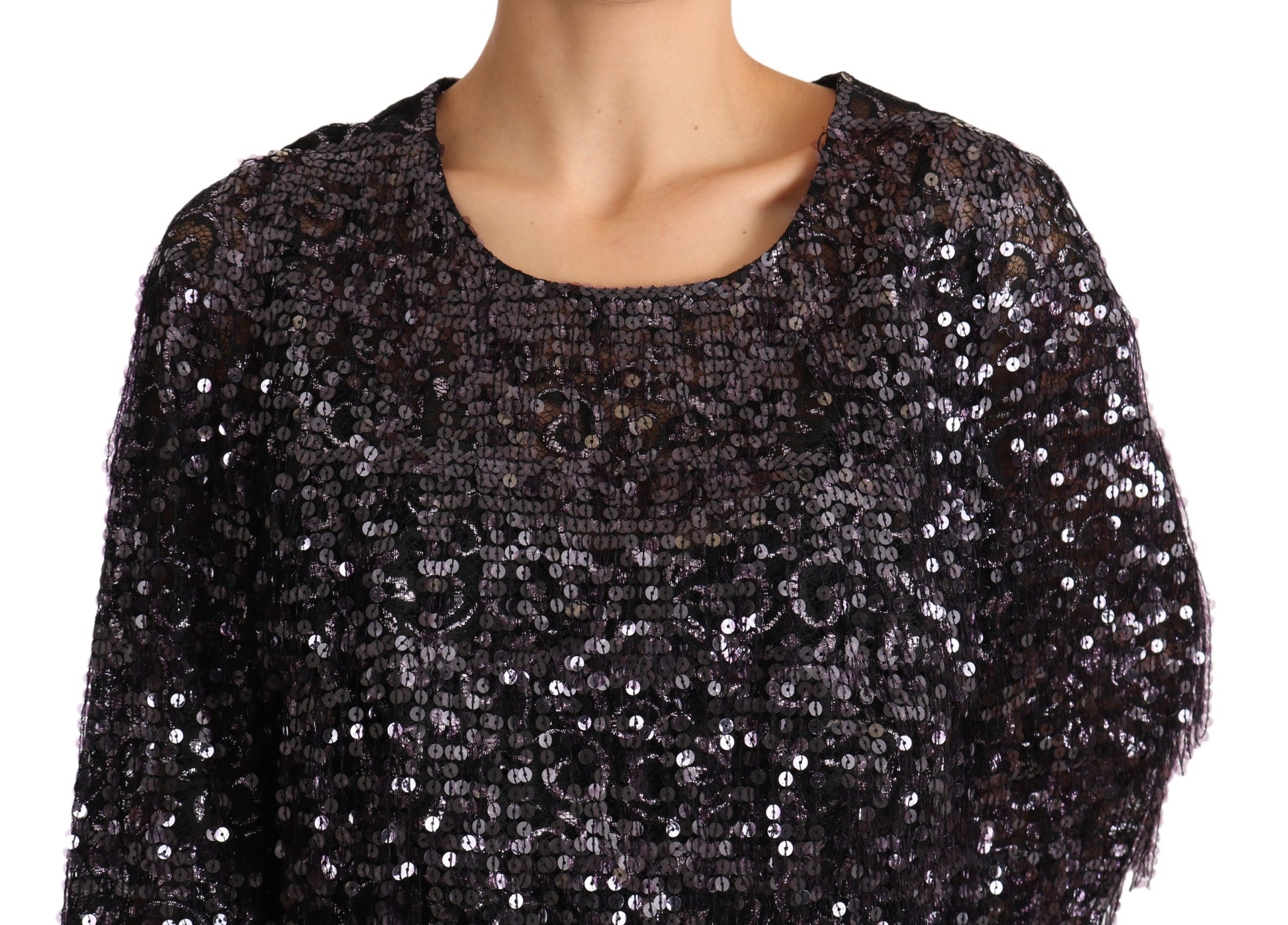 Sequin Shift Midi-jurk – Tijdloze elegantie